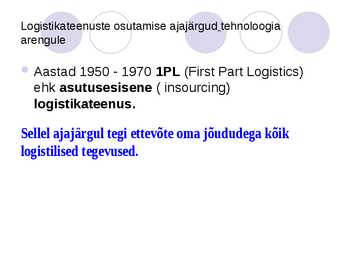Outsourcing logistika #2