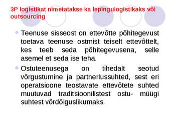 Outsourcing logistika #11