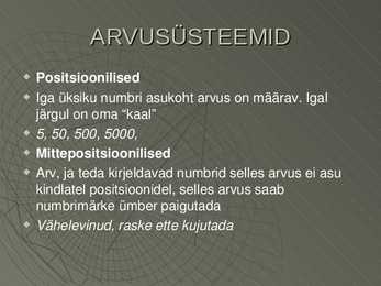 ARVUTI EHITUS #2