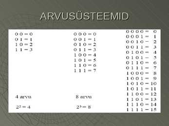 ARVUTI EHITUS #13