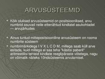 ARVUTI EHITUS #3