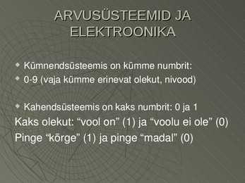 ARVUTI EHITUS #26