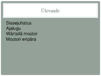 Wärtsilä-esitlus #2