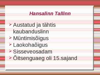 Kaubandus keskajal #8