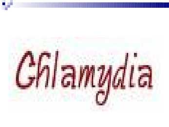 Haigus klamüüdia-- Chlamydia