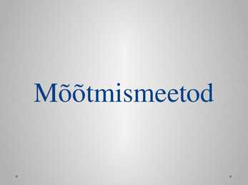Andmekogumismeetodid - uurimistöö alused - esitlus #19