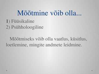 Andmekogumismeetodid - uurimistöö alused - esitlus #21