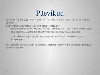 Andmekogumismeetodid - uurimistöö alused - esitlus #28