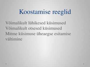 Andmekogumismeetodid - uurimistöö alused - esitlus #32
