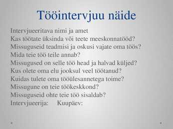Andmekogumismeetodid - uurimistöö alused - esitlus #35