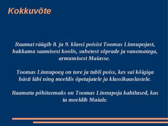 Toomas Linnupoeg #6