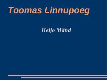 Toomas Linnupoeg