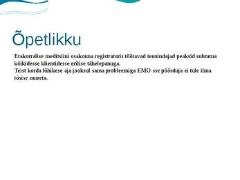 Klienditeenindussituatsiooni analüüs #8