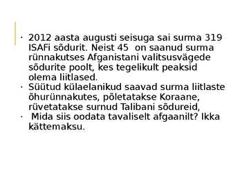 Afganistani Sõda alates 2001 #12