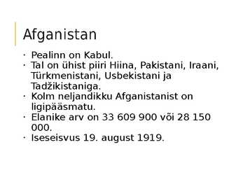 Afganistani Sõda alates 2001 #3