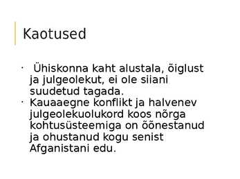Afganistani Sõda alates 2001 #10