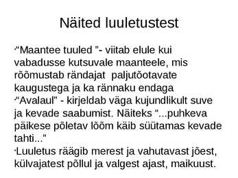 Kersti Merilaas elulugu #7