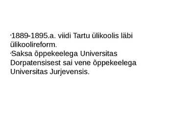 Tartu Ülikool #10