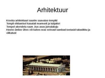 Kunstiajalugu-- Kreeka arhitektuur #2