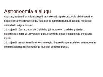 Päikesesüsteem ning taevakehade liikumine #7