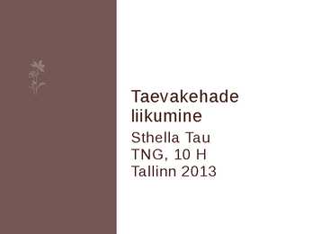 Päikesesüsteem ning taevakehade liikumine
