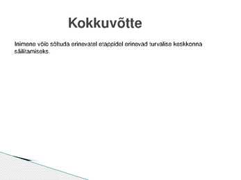 Turvalise keskkonna säilitamine #12