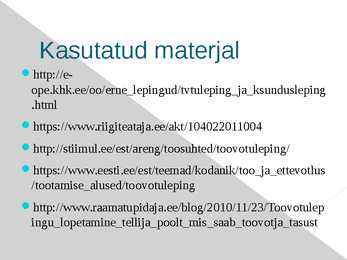 Töövõtuleping #9
