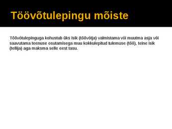 Töövõtuleping #2