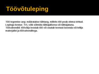 Töövõtuleping #4