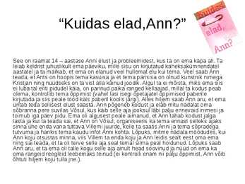- Kuidas elad-Ann- #3