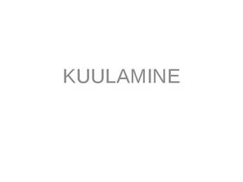 KUULAMINE