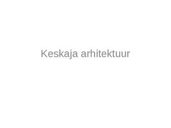 Keskaja arhitektuur