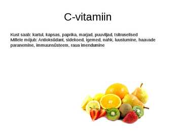 Vitamiinid #8
