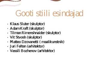 Gooti stiil #9