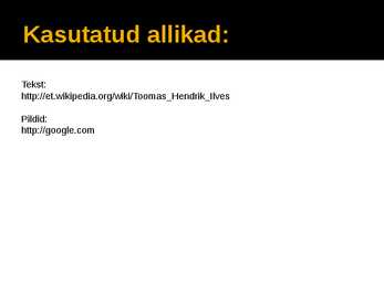 Toomas-Hendrik Ilves #9