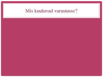 Suusavarustus #2