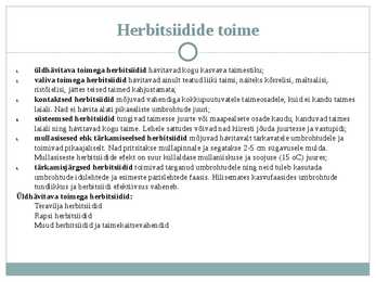 Taimekaitsevahendid #5