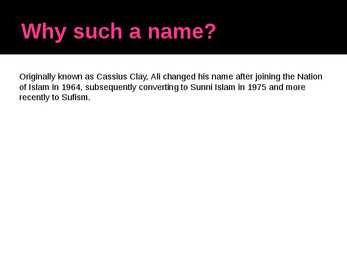Mohammad Ali-inglise keeles #6