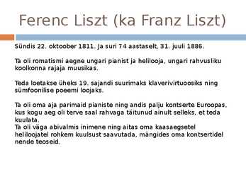 Ferenc Liszt-Franz Liszt #2