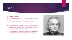 Ilmar Laaban #2