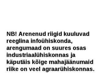 Muutused majanduse struktuuris ja hõives #3