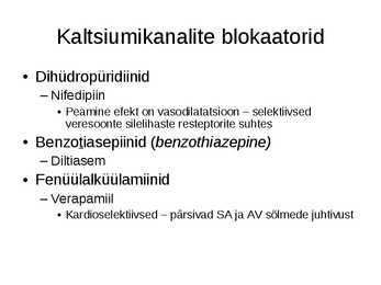 KVS ravimid #4