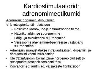 KVS ravimid #31