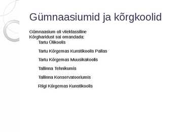 Kultuur ja olme Eesti Vabariigis #13