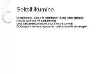 Kultuur ja olme Eesti Vabariigis #16
