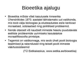 Eetika #15