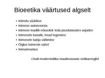 Eetika #17