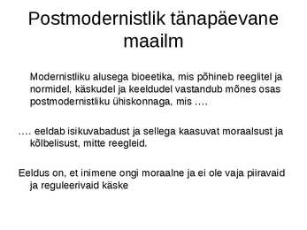 Eetika #18