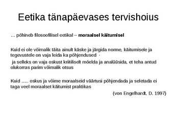 Eetika #21