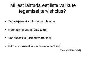 Eetika #22